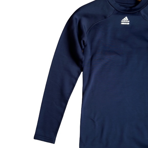 Adidas Techfit Men's Fleece LIned Compression Long Sleeve Training Shirt Large - Picture 5 of 10